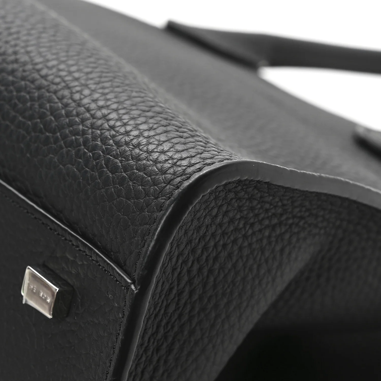Grained Calfskin Soft Margaux 10 Bag Black - Top Club