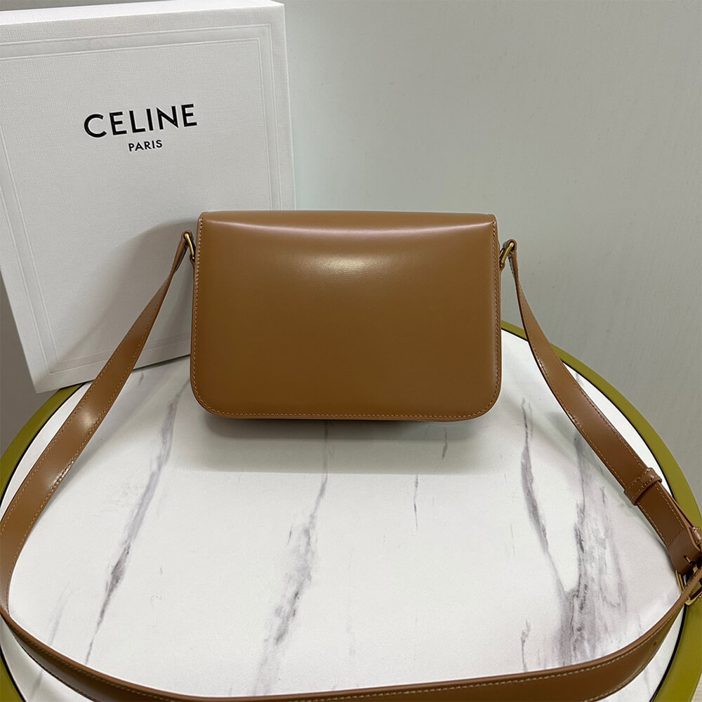 CELINE CLASSIQUE TRIOMPHE BAG in shiny calfskin(HIGH-END GRADE) - Top Club