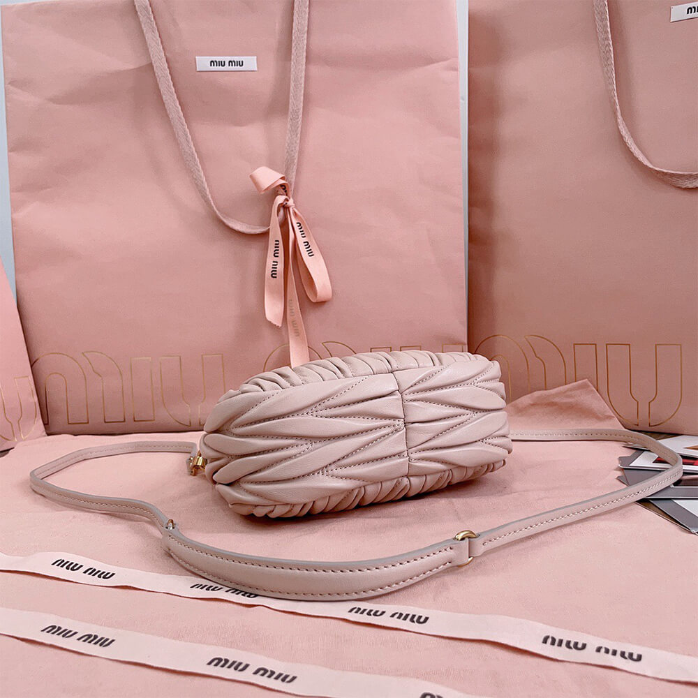 Mini Wander matelasse nappa leather hobo bag(high-end grade) - Top Club
