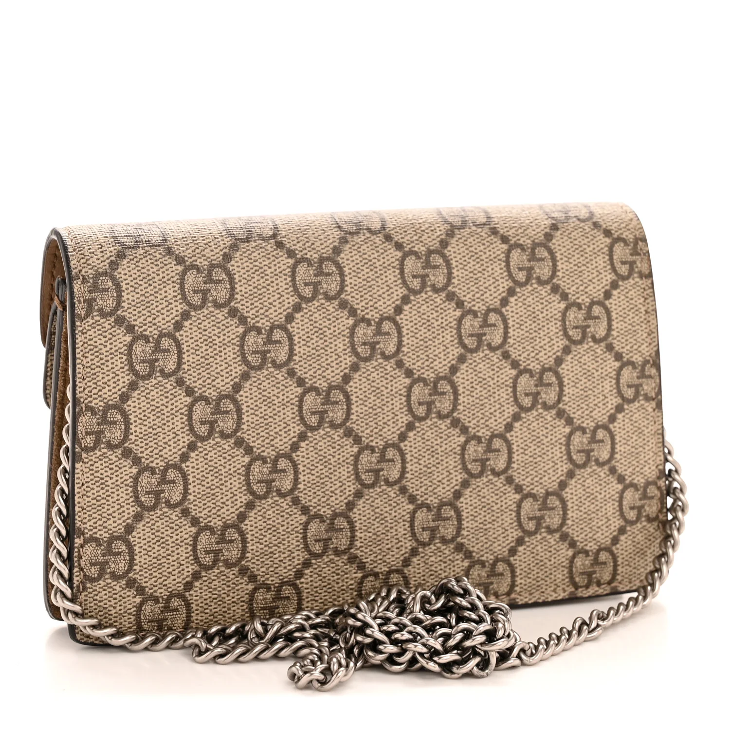 GG Supreme Monogram Super Mini Dionysus Shoulder Bag Taupe - Top Club
