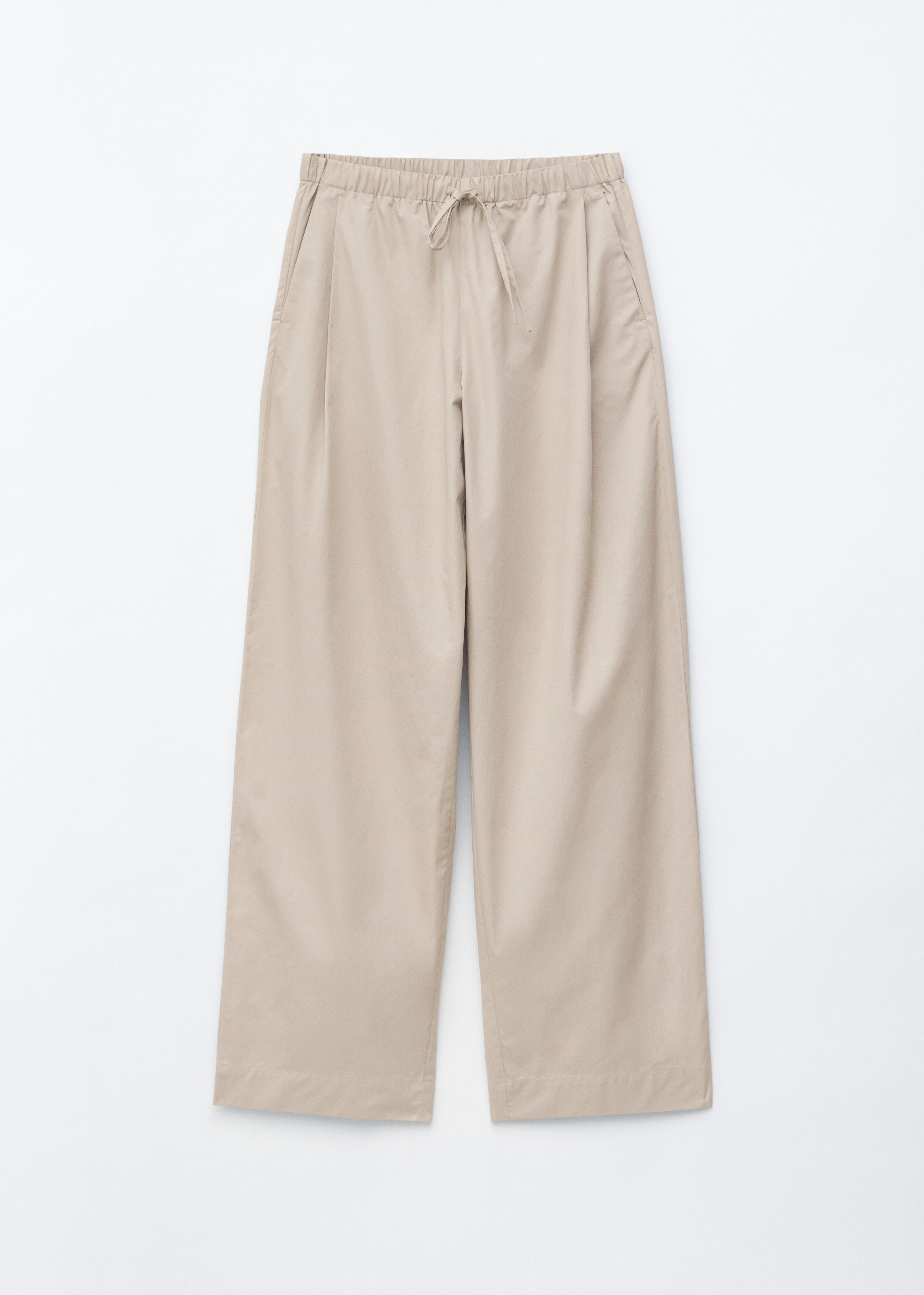 & Other Stories COTTON TWILL DRAWSTRING TROUSERS