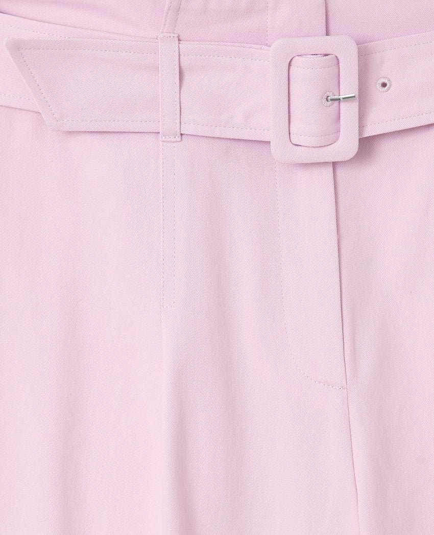 Pimkie Pantalon barrel taille haute avec ceinture