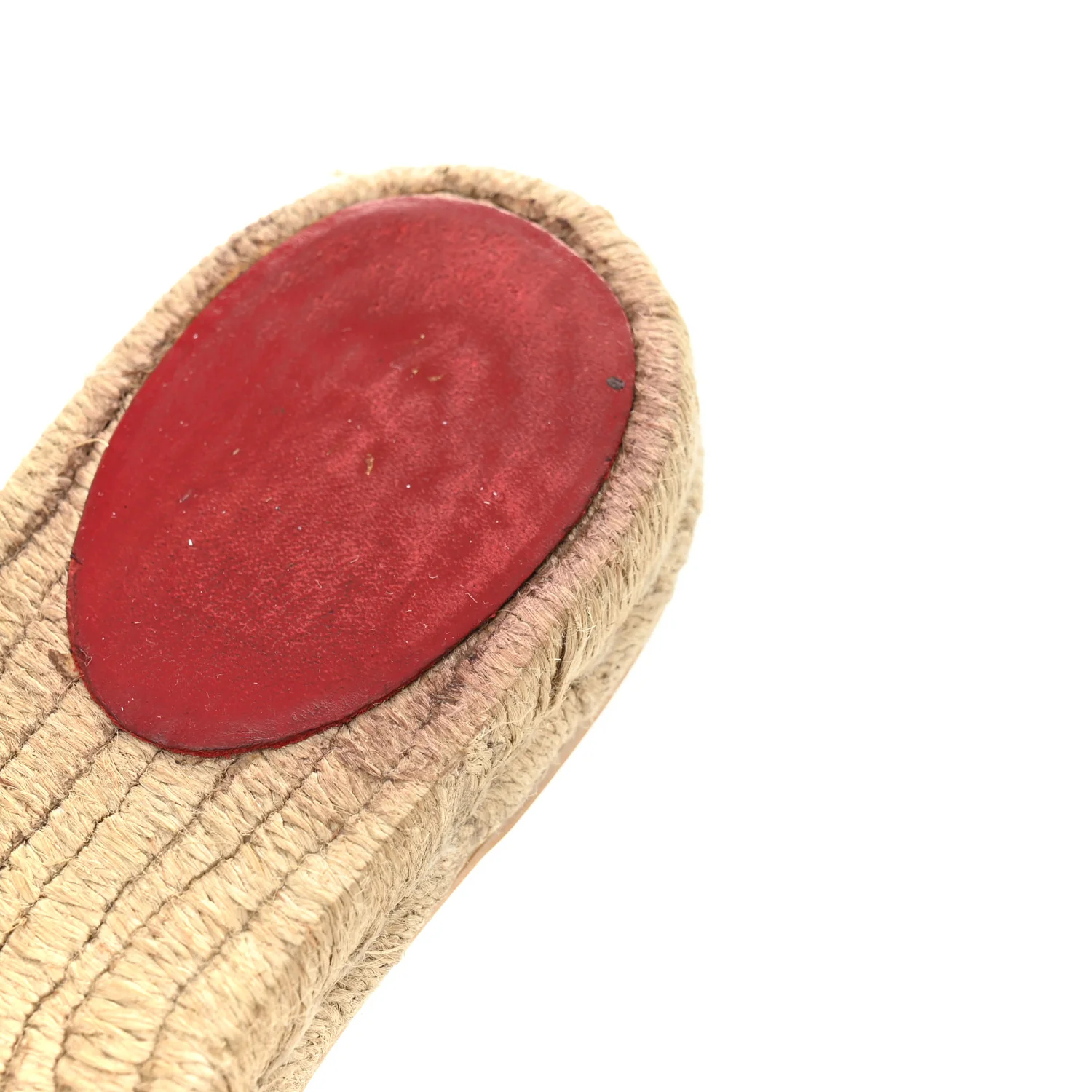 Nappa Matelasse GG Marmont Espadrille Slide Sandals 35 Hibiscus Red - Top Club
