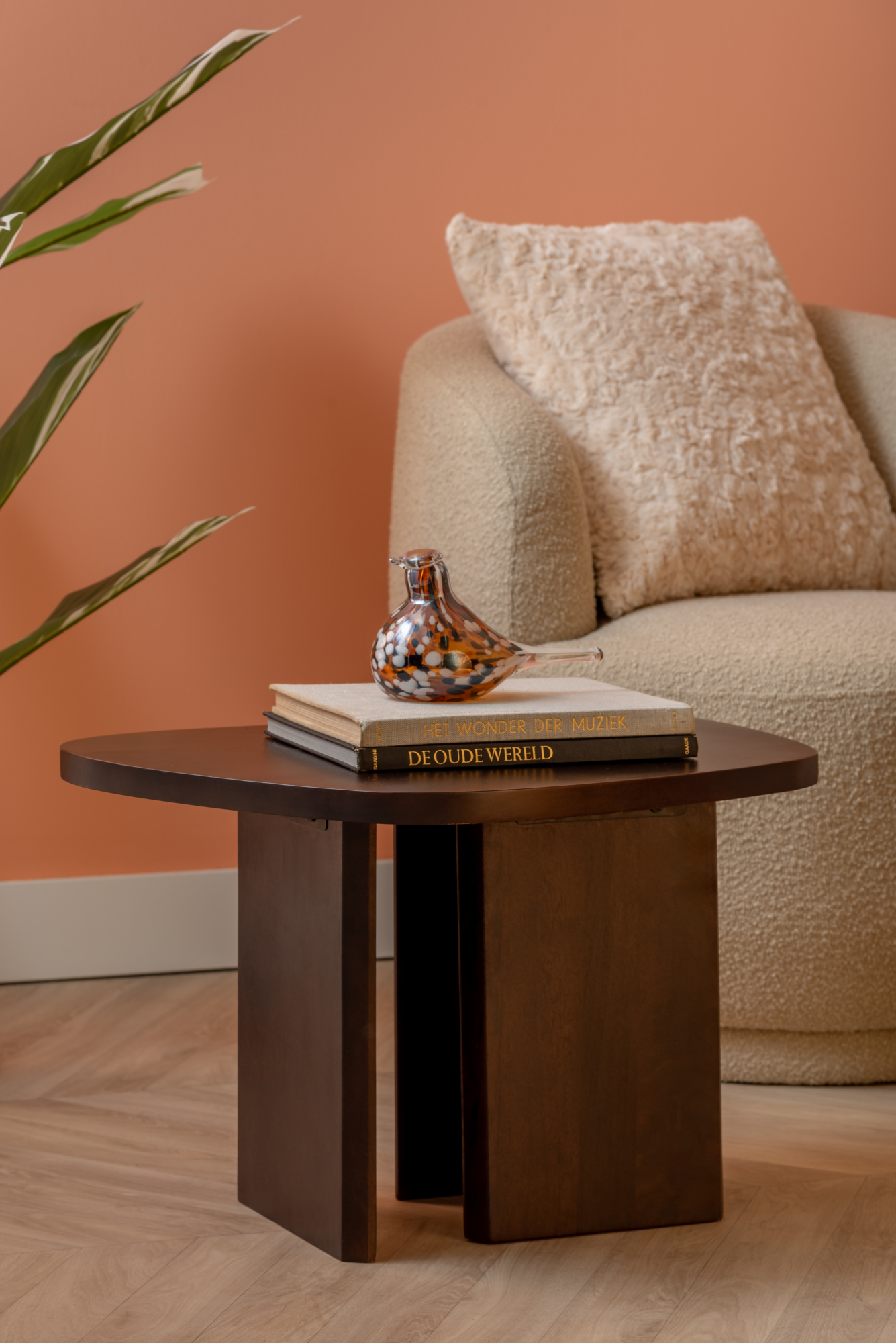 Side table Organic mango wood