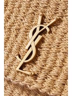 YSL SAINT LAURENT Kate medium raffia shoulder Bag - Top Club