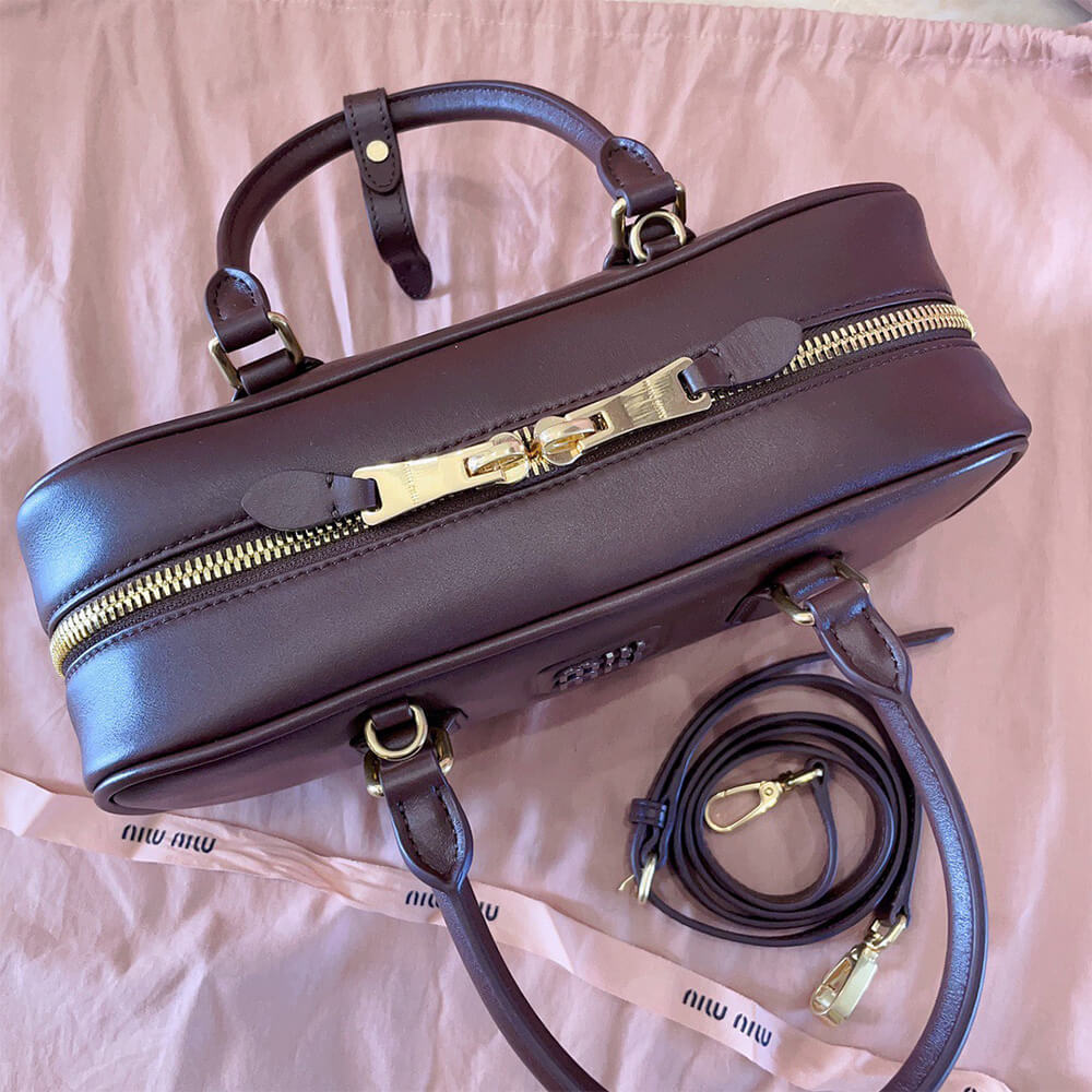 MIUMIU Large Arcadie Leather Bag(HIGH-END GRADE) - Top Club