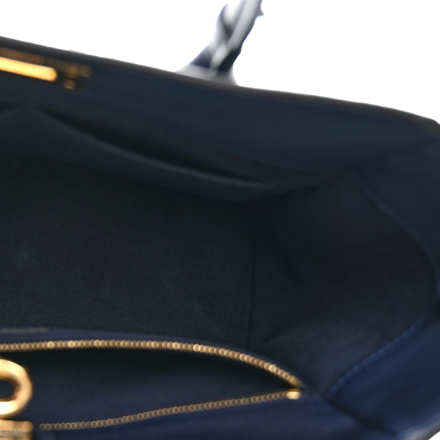 Calfskin Mahina Braided On My Side MM Navy Blue - Top Club