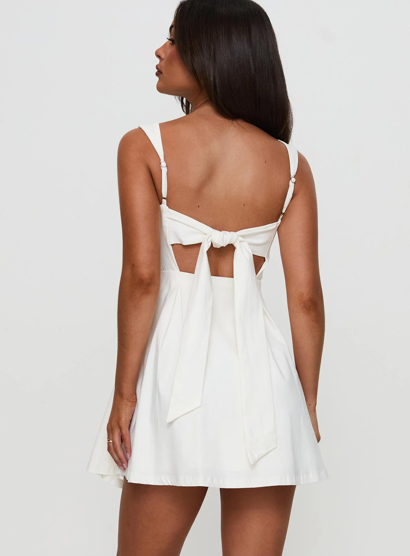 Xanthus Mini Dress White
