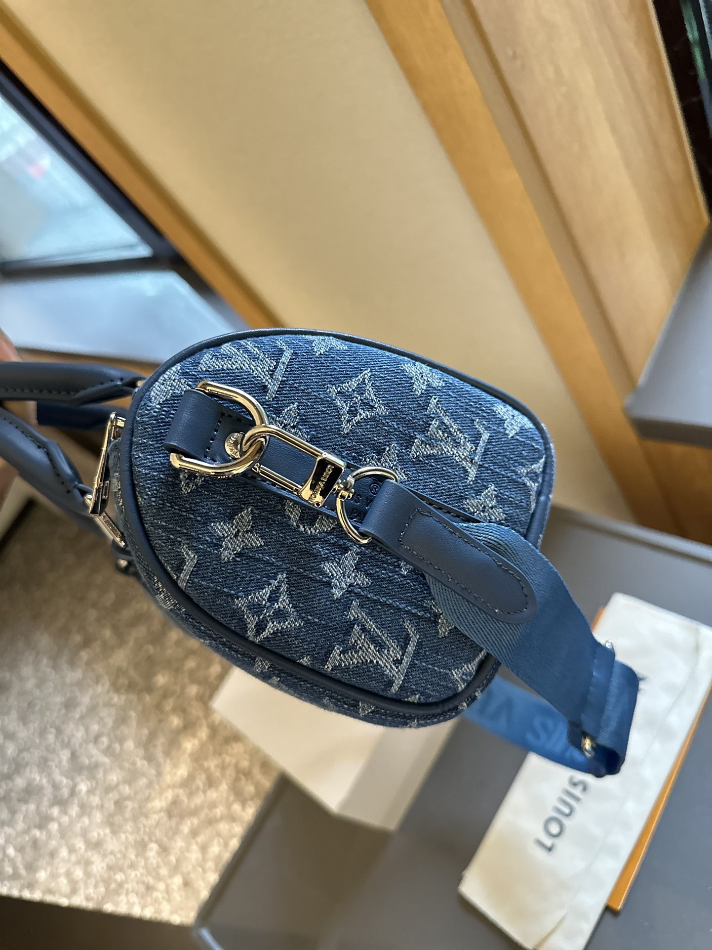 Louis Lvkeepall new arrival denim bag size: 25 * 12 cm - Top Club