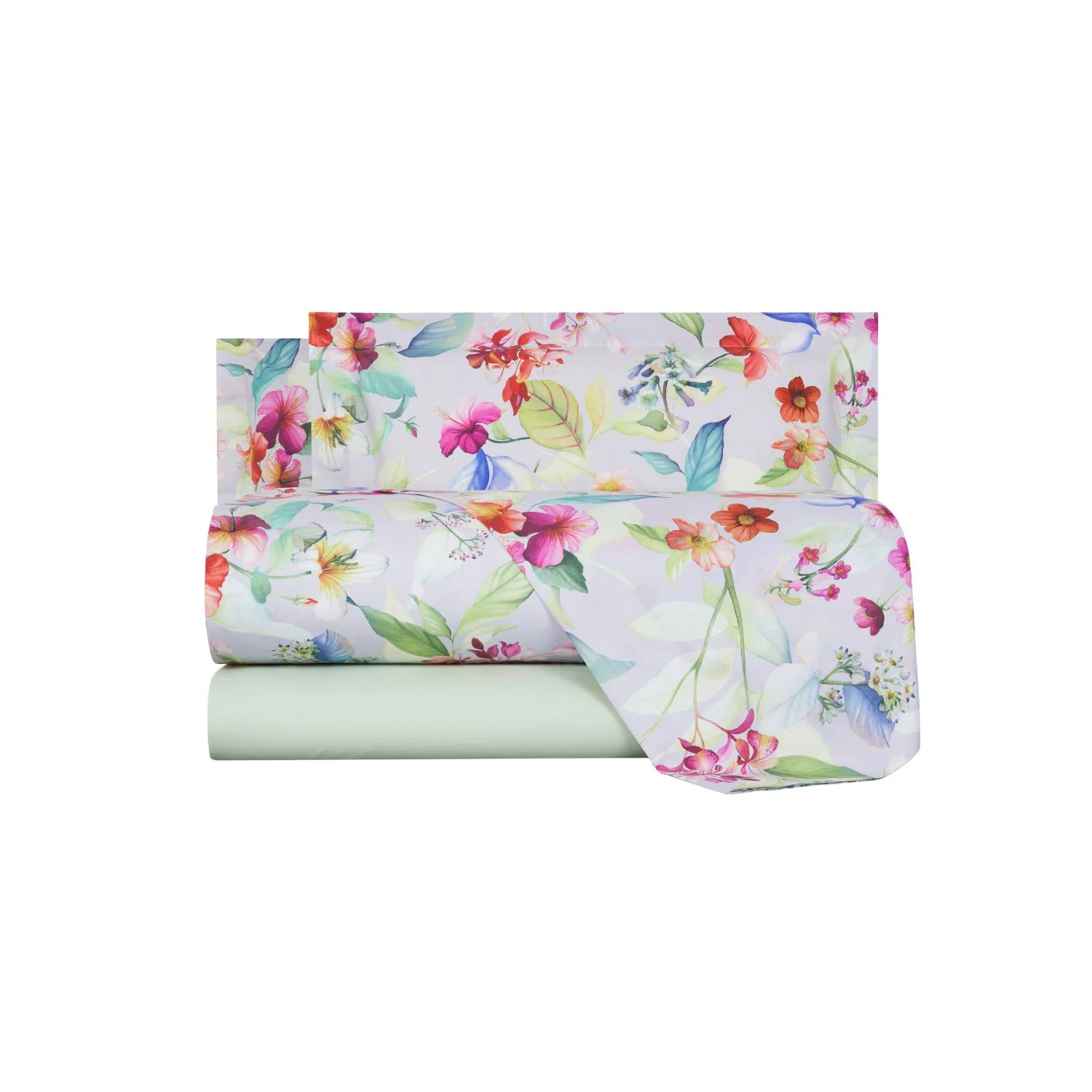 Completo Lenzuola In Percalle Florry Matrimoniale