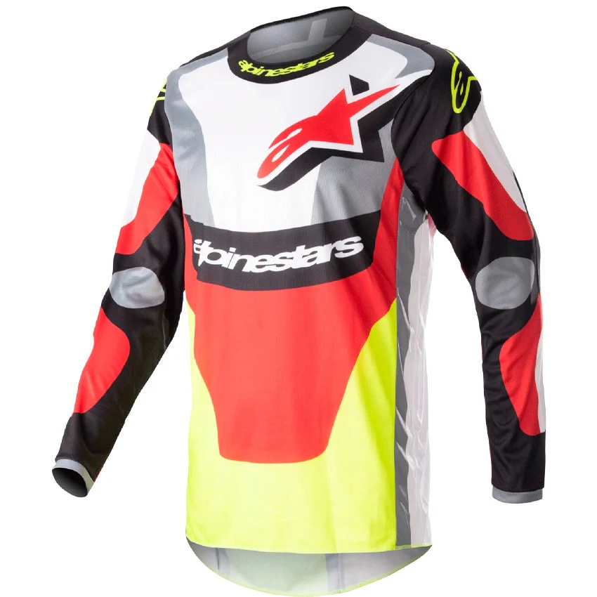 ALPINESTARS FLUID AGENT T-SHIRT BLACK / RED / YELLOW