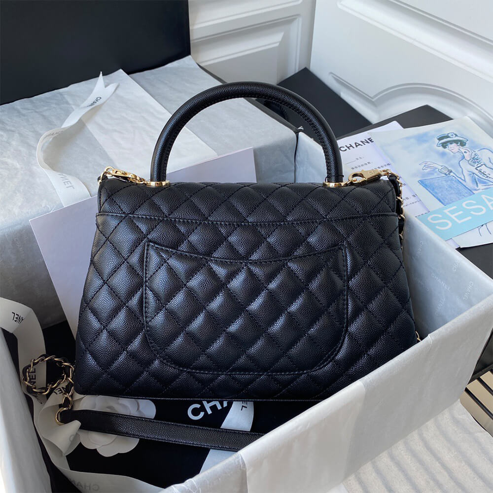 CHANEL Large Flap Bag With Top Handle(high-end grade) - Top Club