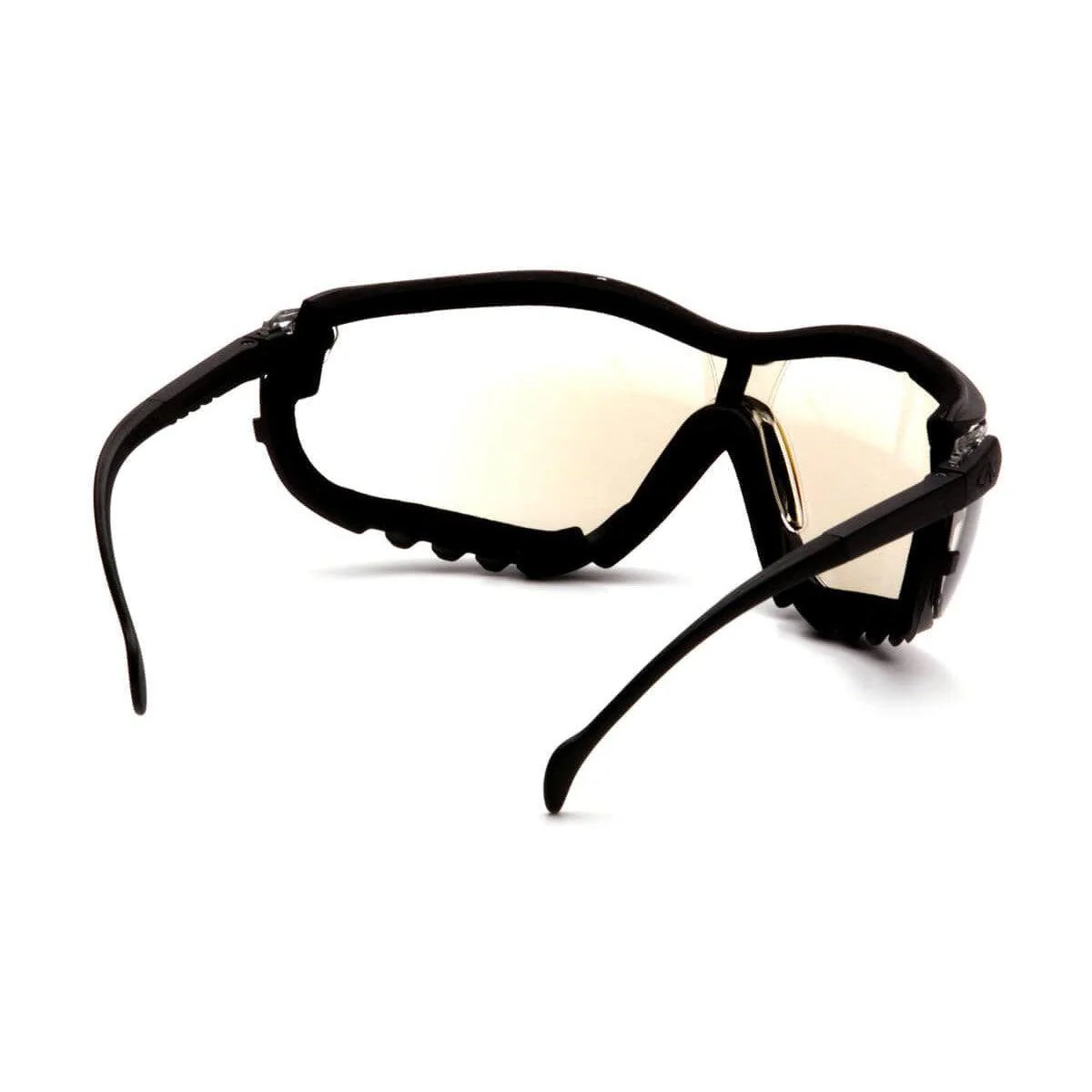 Pyramex V2G Safety Glasses/Goggles Black Frame Indoor/Outdoor Anti-Fog Lens - Alvarez Pro Painting LLC
