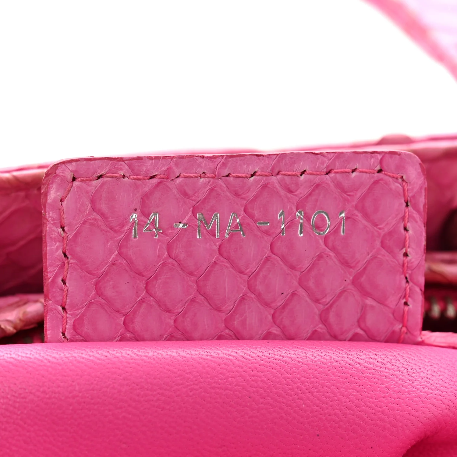 Snakeskin Medium Lady Dior Pink - Top Club