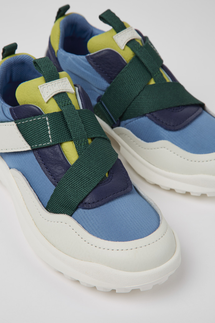 CRCLR Multicolored leather and fabric sneakers for boys