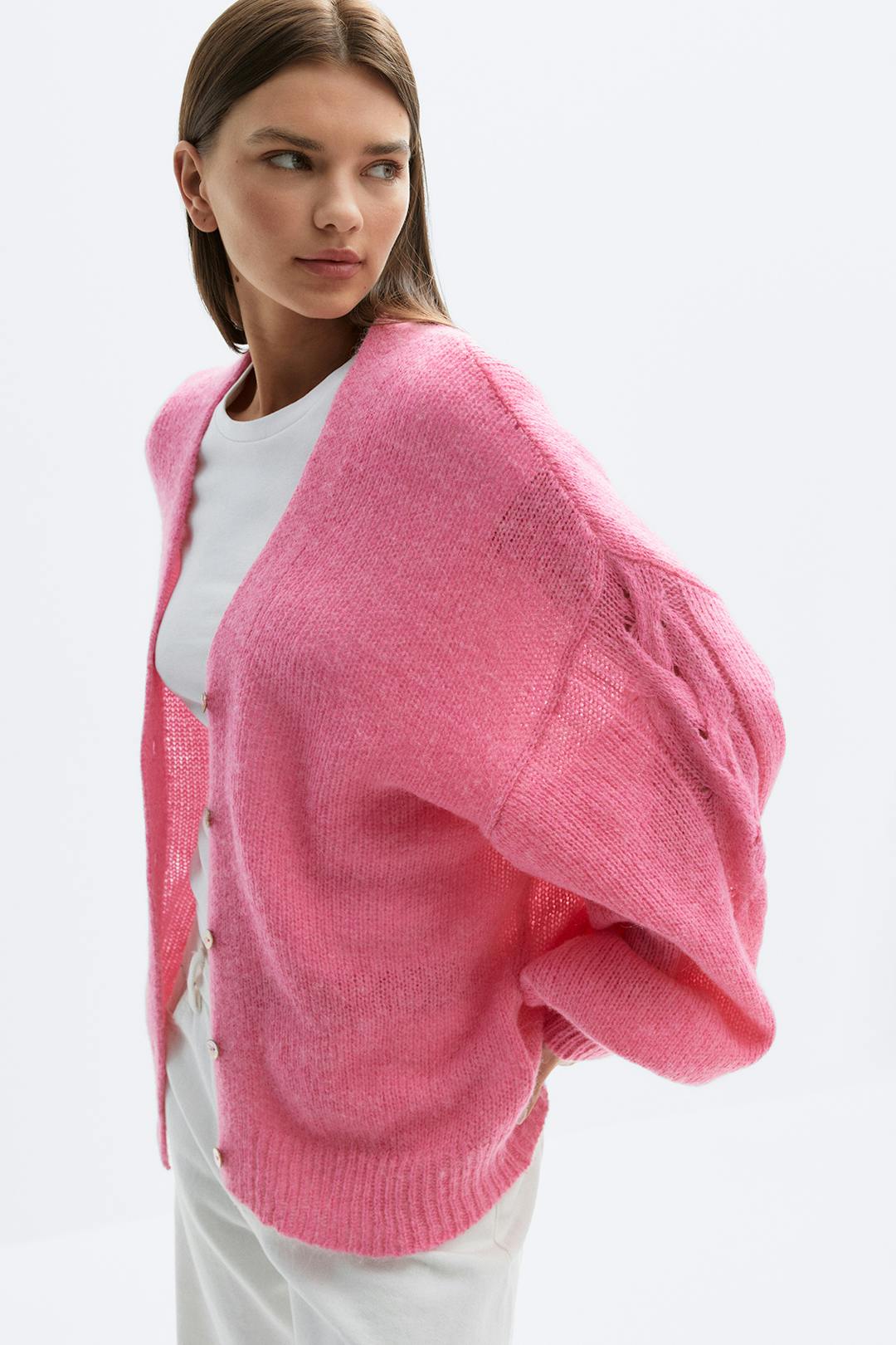 Gina Tricot chunky knitted cardigan