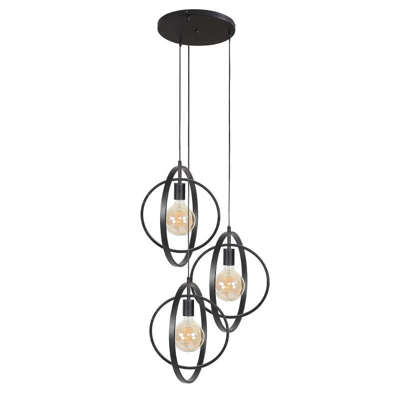 Hanglamp Blackpool 3-lichts