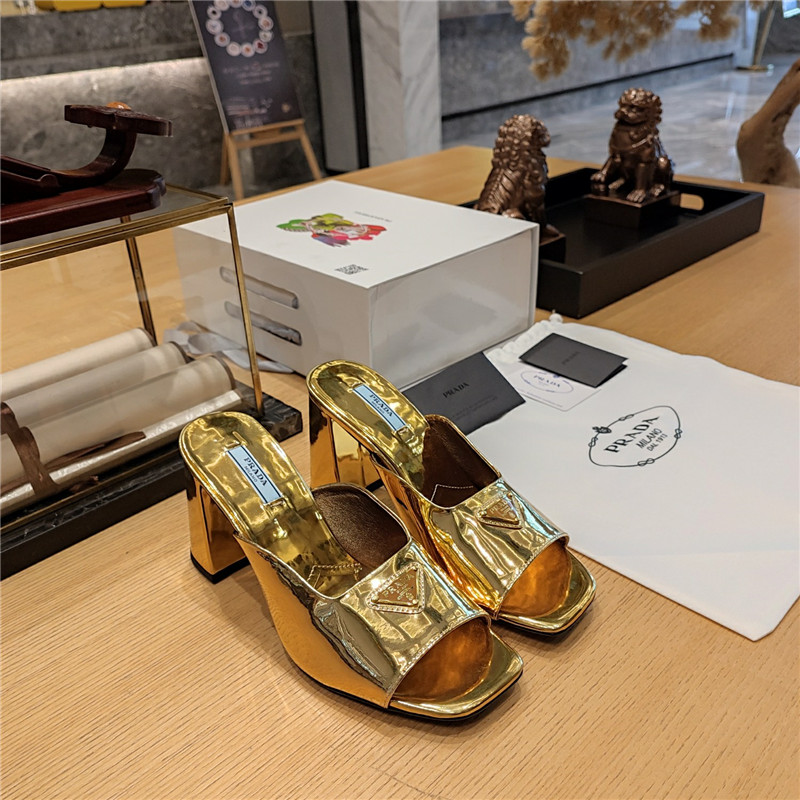prada block heel square toe sandals - Sneaker Replica Workshop