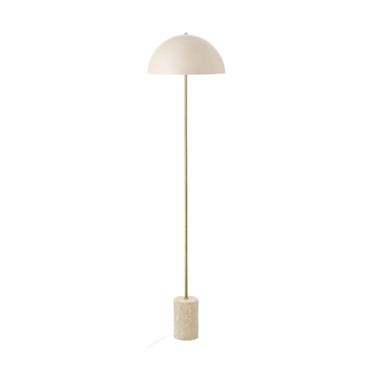 Vloerlamp Cheryl marmer zand Ø40 cm