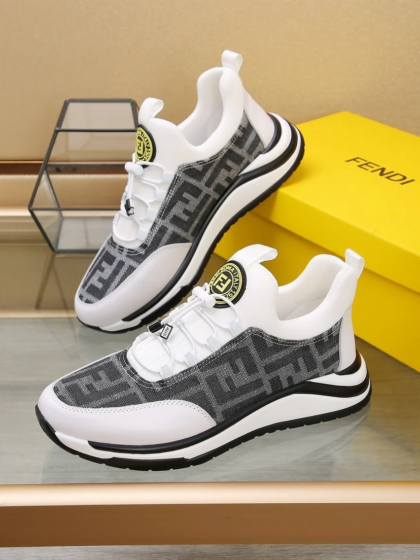 Fendi Men's Sneakers Casual Fashion Sport Shoes - Sneaker Replica Workshop