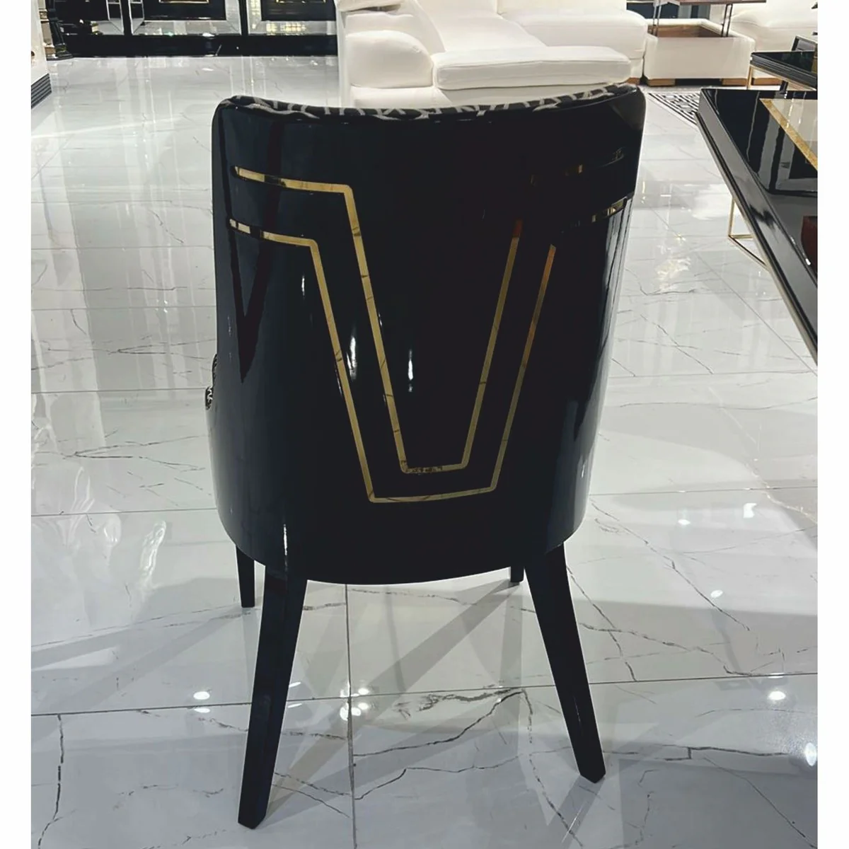 Luxury Dining Room Set - Dining Table & 6 Dining Chairs - Dining Room Furniture