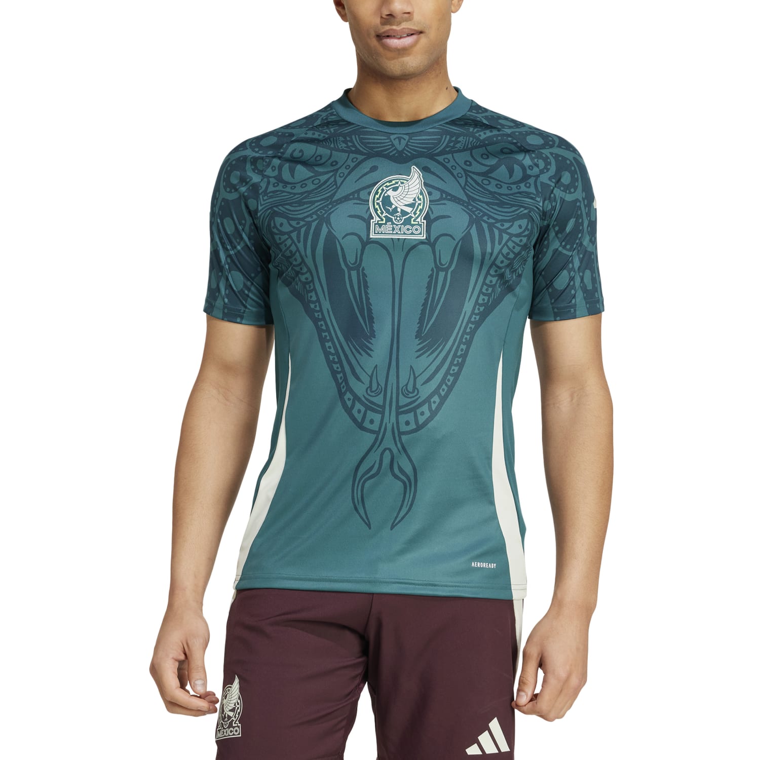 adidas Mexico 2024 Warm Up Jersey - Men's