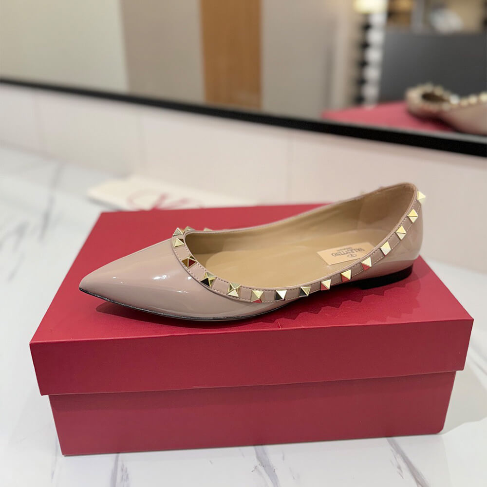 VALENTINO ROCKSTUD BALLET FLAT - Top Club