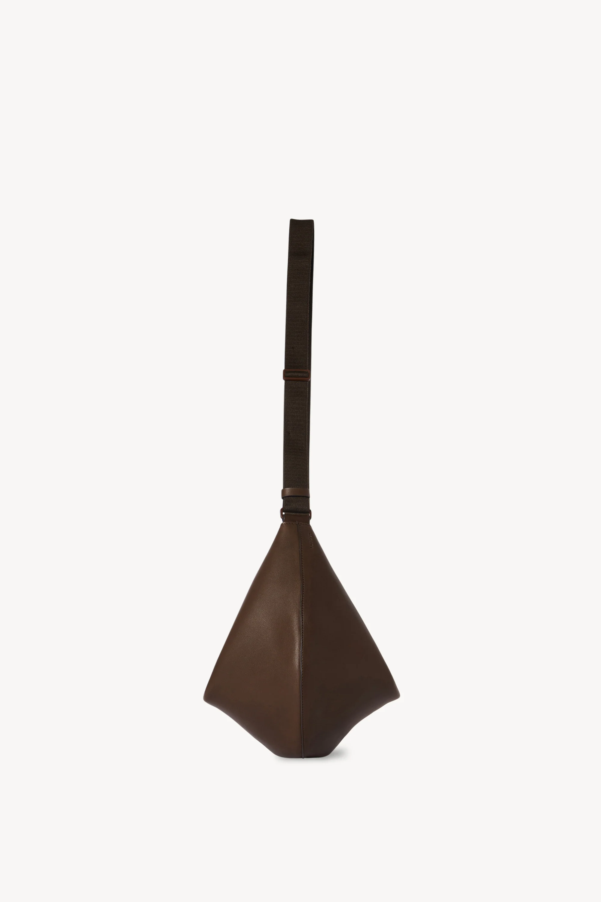 Crossbody Crescent Bag in Leather - Top Club