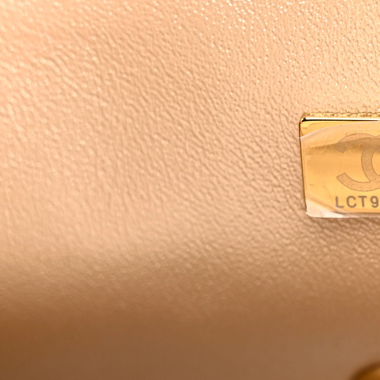 Metallic Goatskin Quilted Mini Rectangular Flap Gold - Top Club