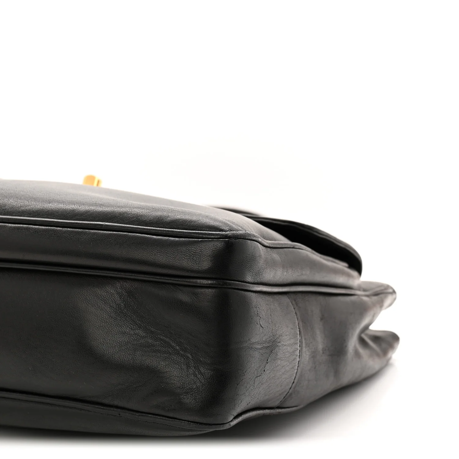 Lambskin CC Flap Shopping Tote Black - Top Club