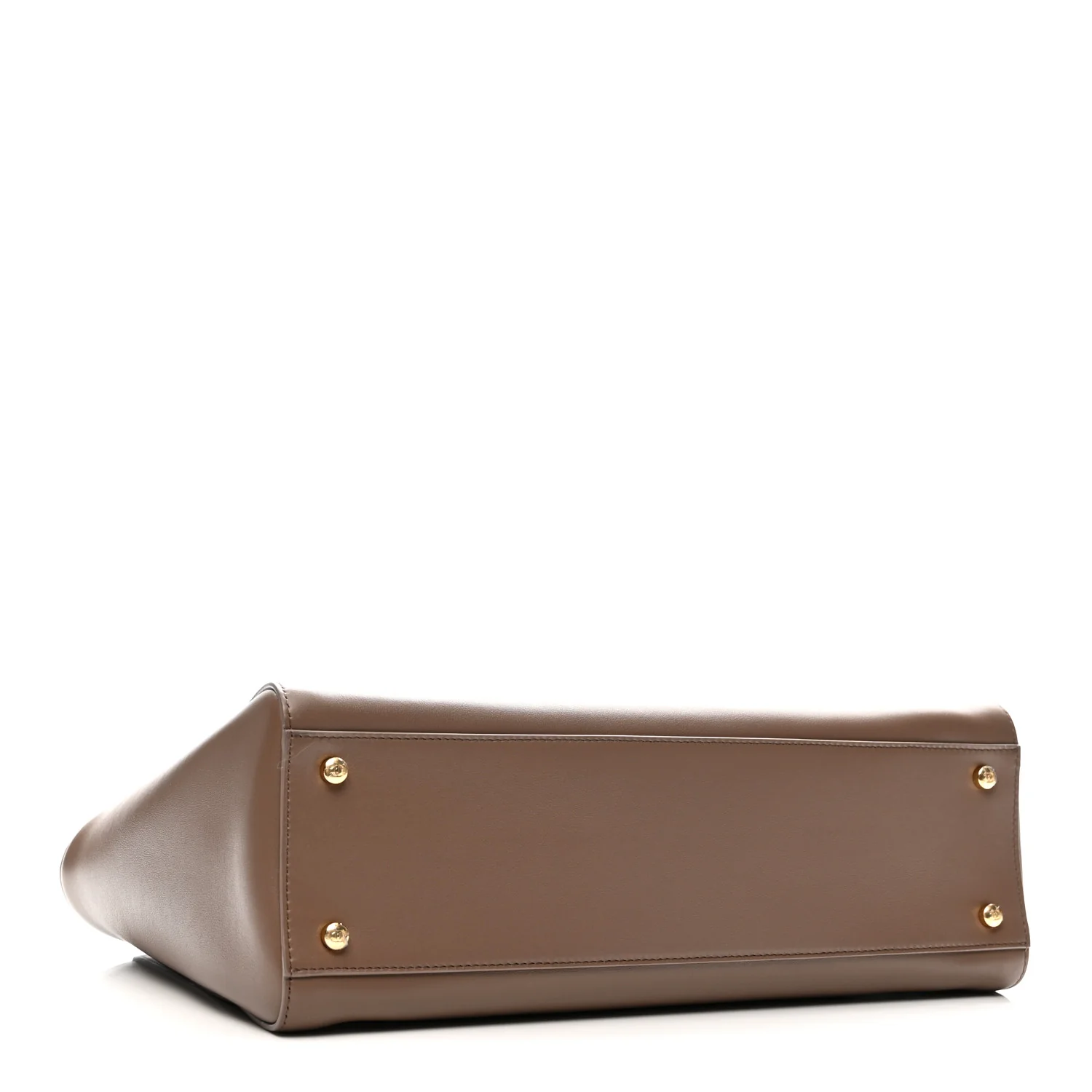 Calfskin Archetype Small Shopping Tote Light Brown - Top Club