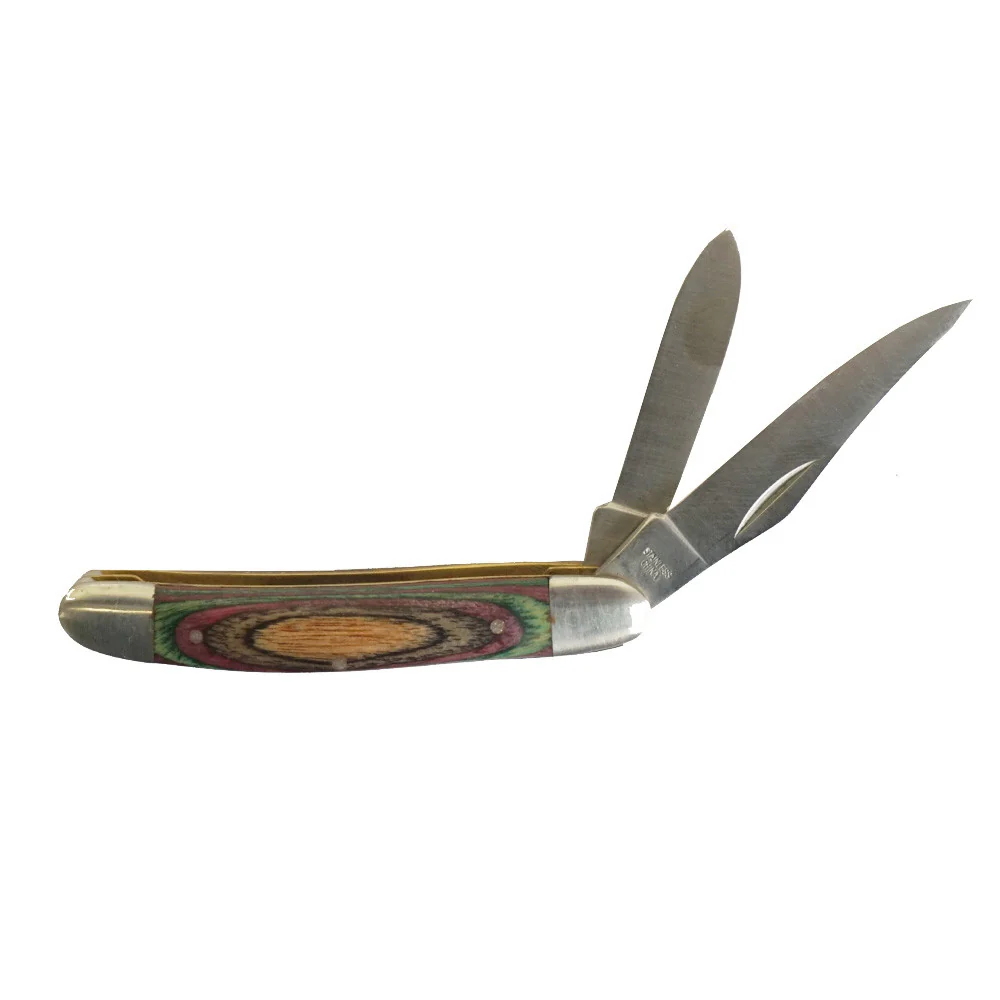 MAORI DOUBLE BLADE pocket knife