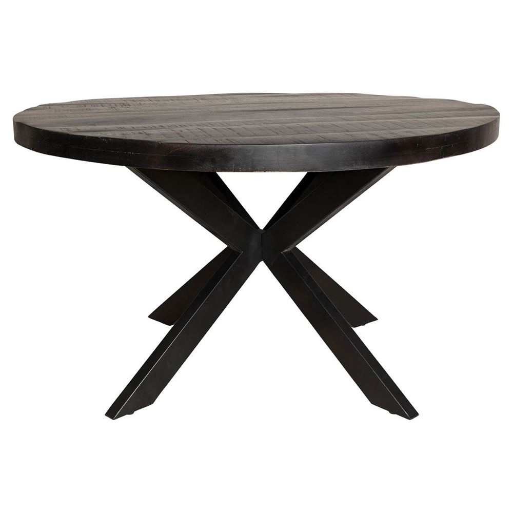 Tafel Maas Rond Zwart Maat 150