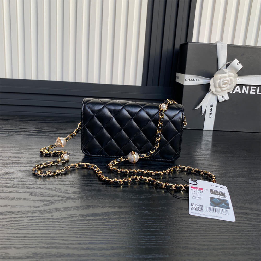 CHANEL Flap Phone Holder with Chain(HIGH-END GRADE) - Top Club