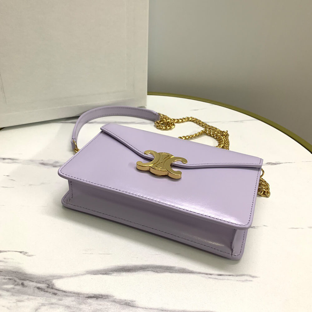 WALLET ON CHAIN MARGO in Shiny calfskin(HIGH-END GRADE) - Top Club