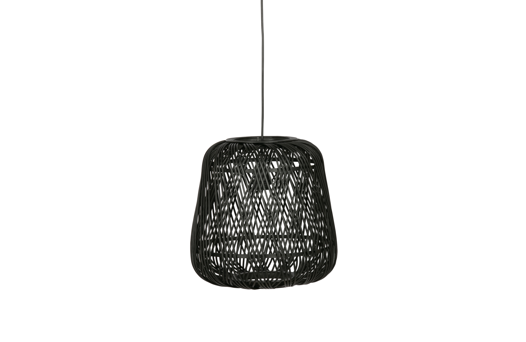 Hanglamp Moza 36x36cm - Zwart