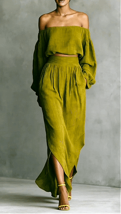 Women's casual off-shoulder top and asymmetrical skirt two-piece set - Nordfashionstorm - Women's Clothing, Fashion for You - Nordfashionstorm.com