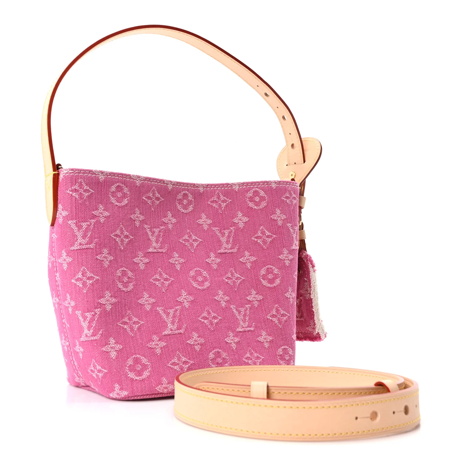 Monogram Denim All In BB Fuchsia