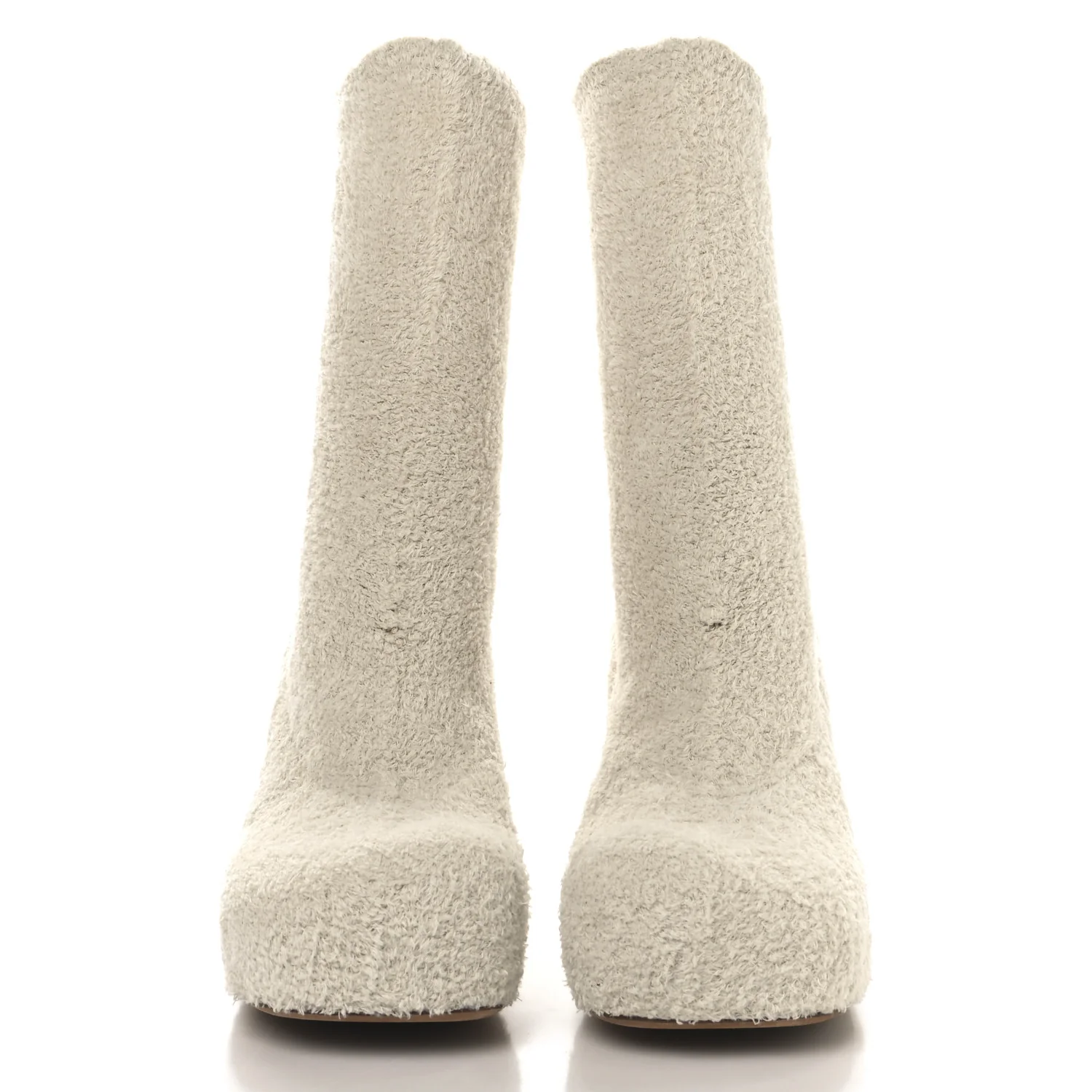 Spongy Knit The Bold Mid Calf Boots 37.5 Wax