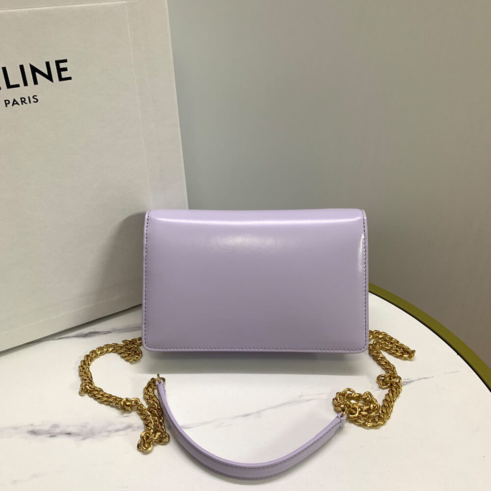 WALLET ON CHAIN MARGO in Shiny calfskin(HIGH-END GRADE) - Top Club