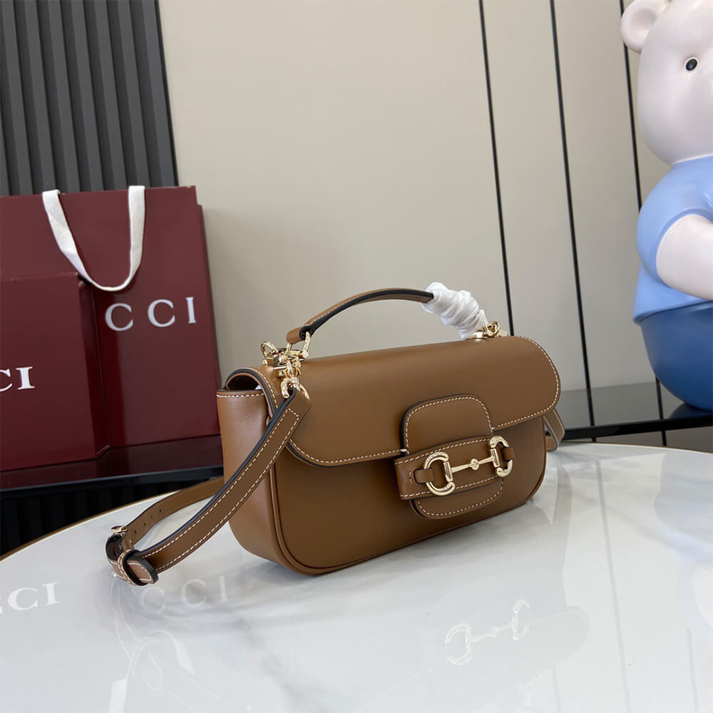 Gucci Horsebit 1955 Soft small top handle bag - Top Club