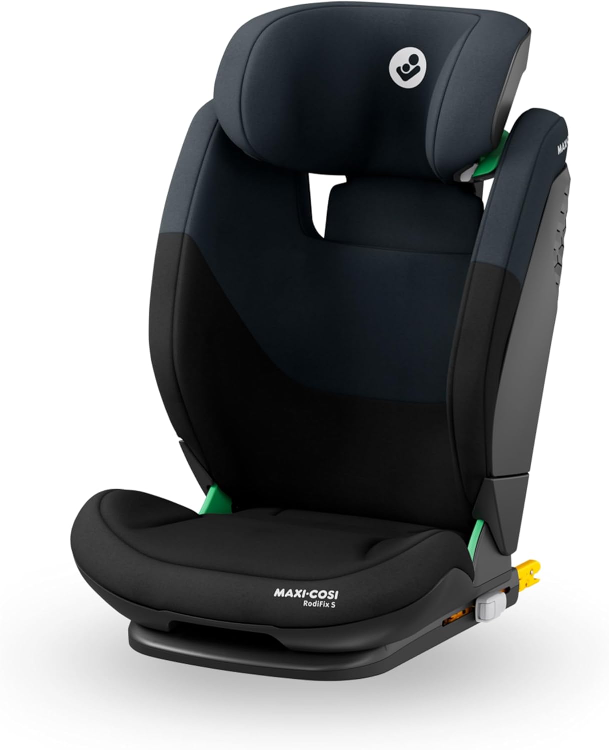 Maxi-Cosi RodiFix S i-Size, Seggiolino Auto ISOFIX Reclinabile in 3 Posizioni, 3,5-12 Anni (100-150 cm), Regolabile in Altezza/Larghezza, Protection G-CELL, Tecnologia AirProtect, Tonal Black