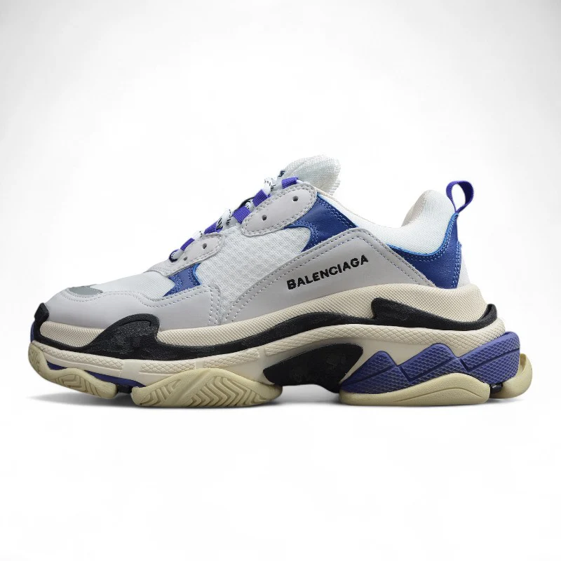 Balenciaga Triple S Sneaker in White/Purple - Sneaker Replica Workshop