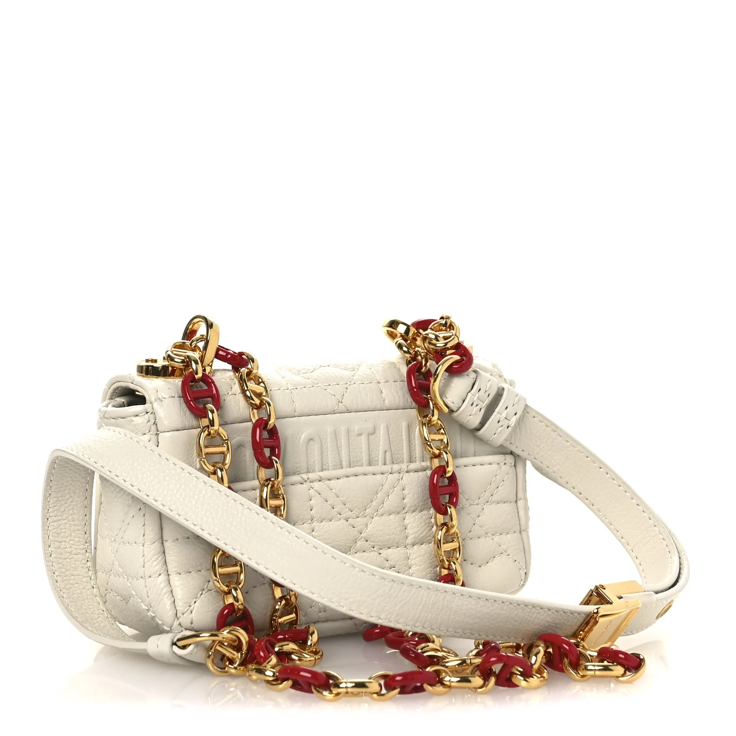 Calfskin Heart Cannage Dioramour Micro Bag Latte - Top Club
