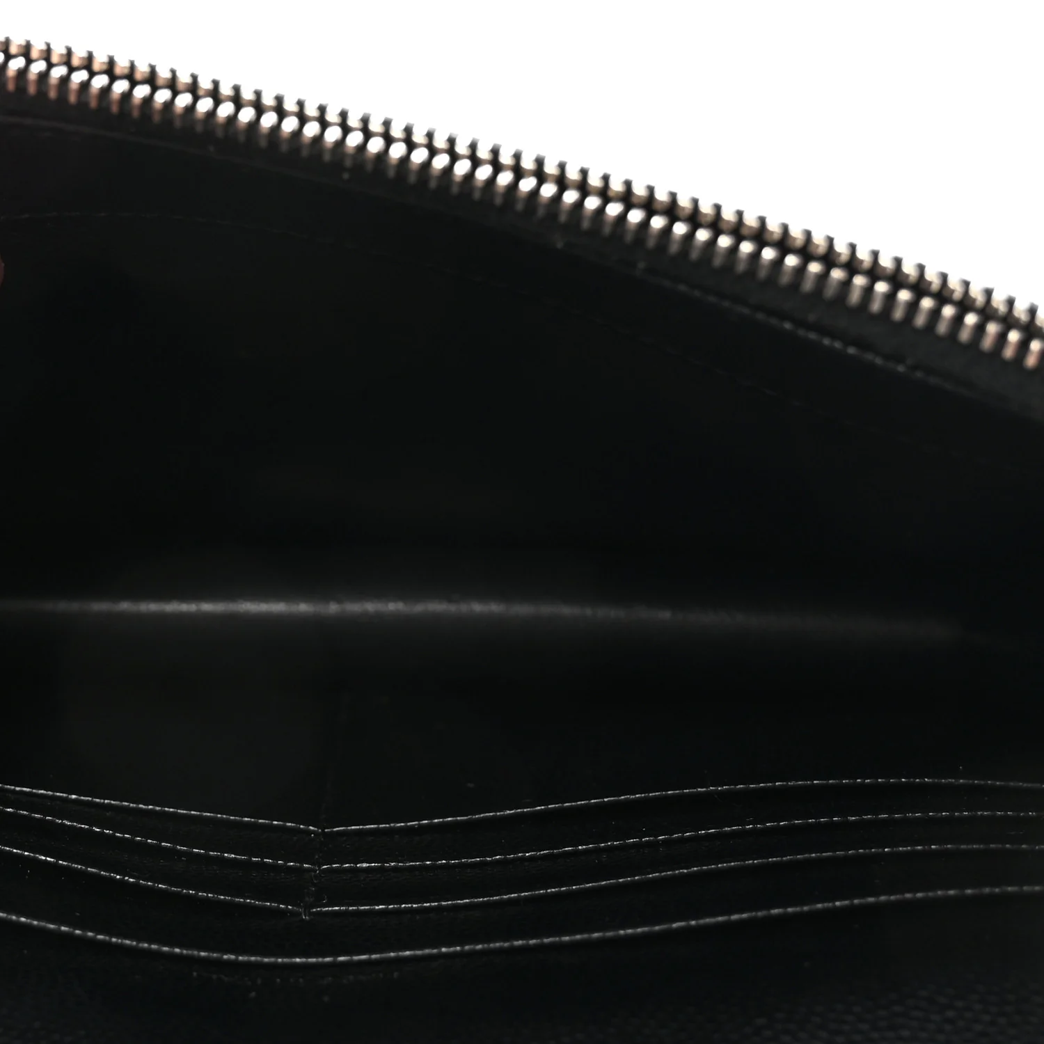 Grain De Poudre Matelasse Chevron Monogram Envelope Chain Wallet Black - Top Club