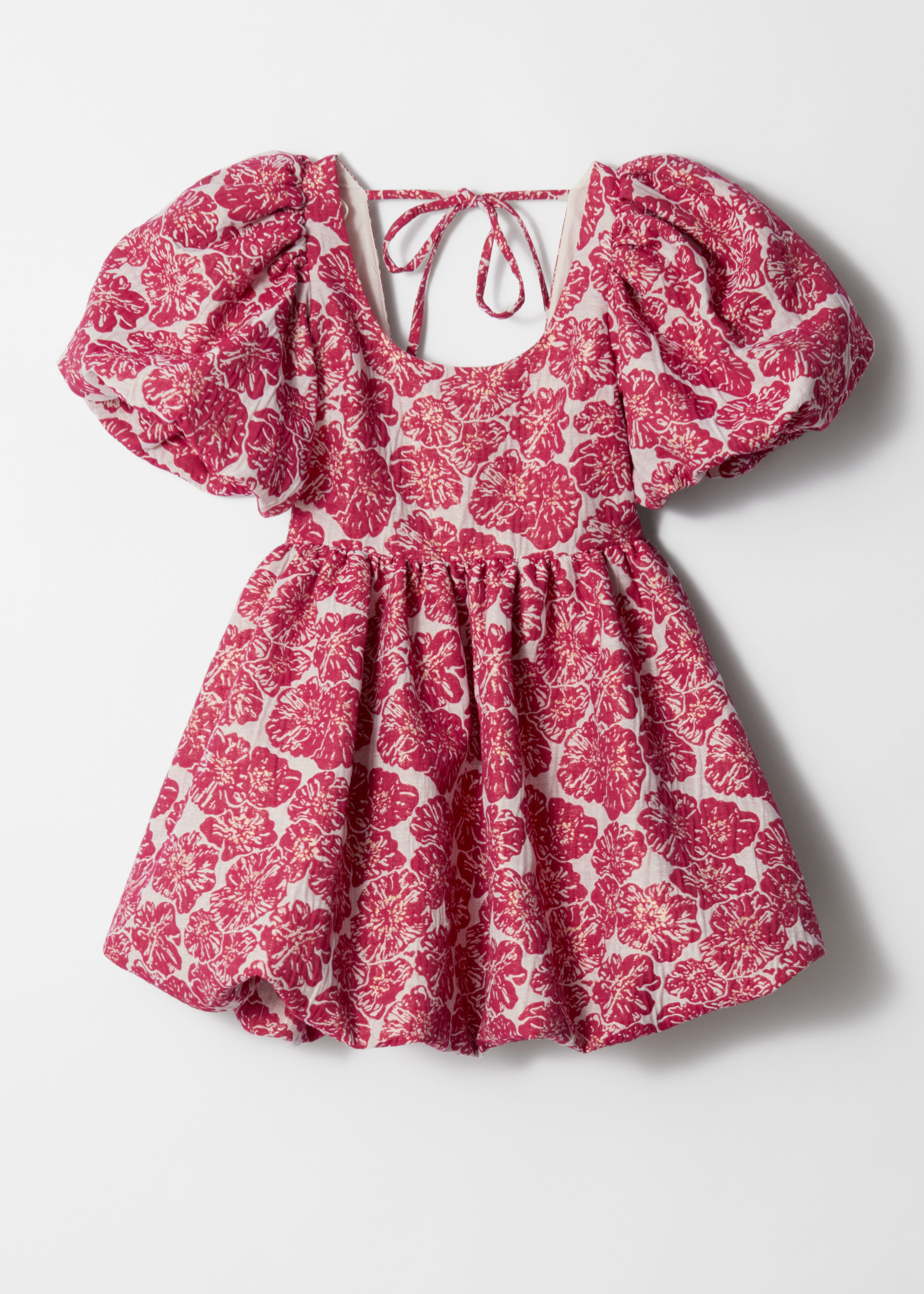 & Other Stories BALLOON-SLEEVE MINI DRESS