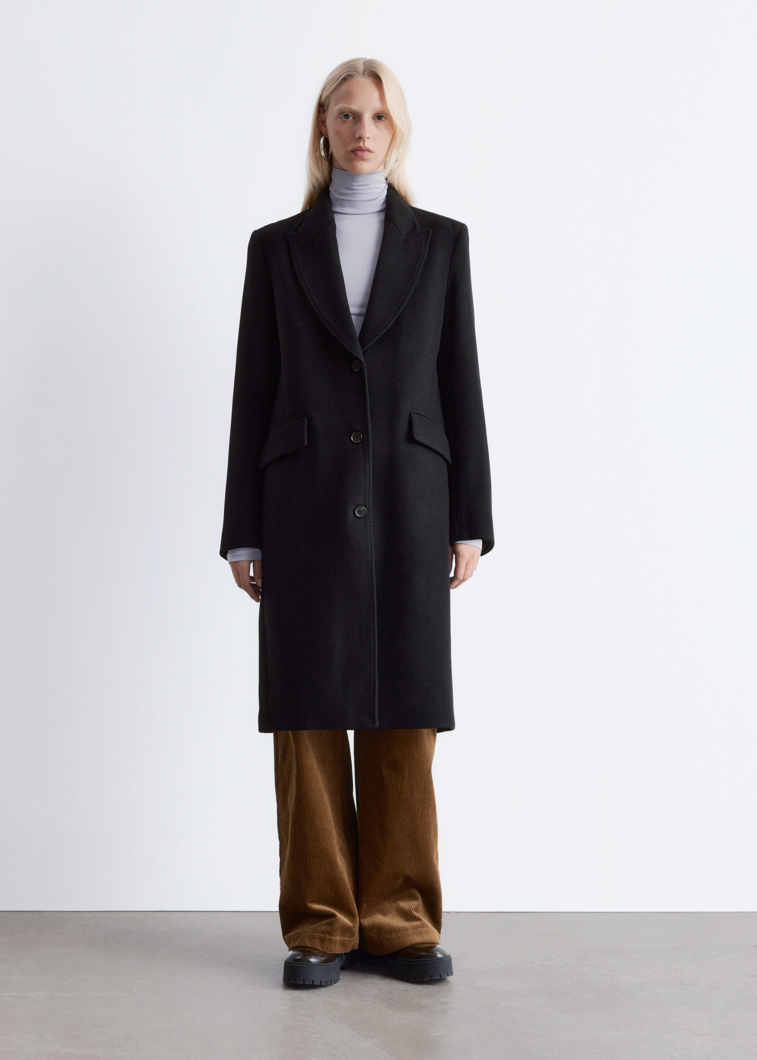 & Other Stories TAILORED SINGLE-BREASTED COAT
