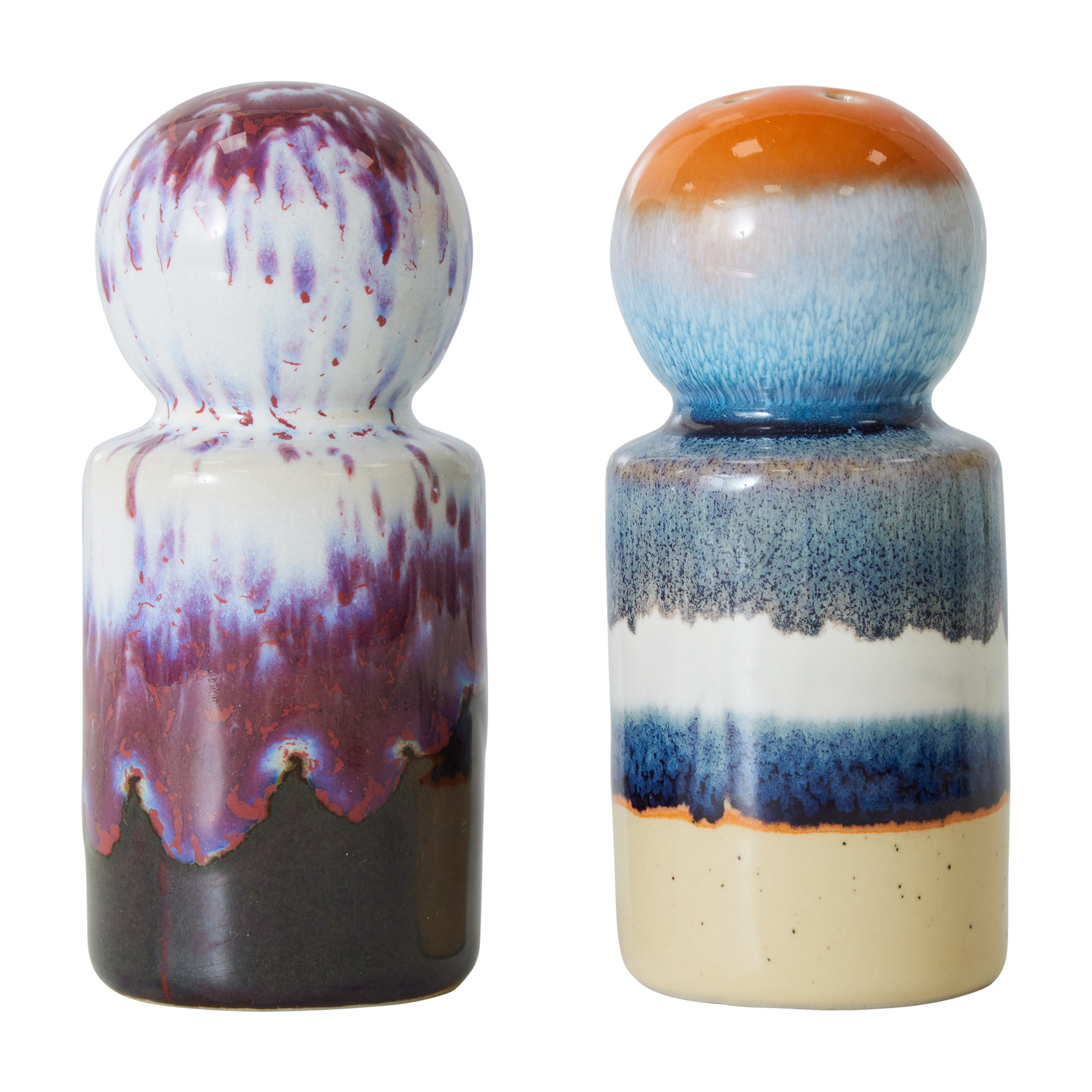 Servies 70's Ceramics zout - en peperstel stargaze