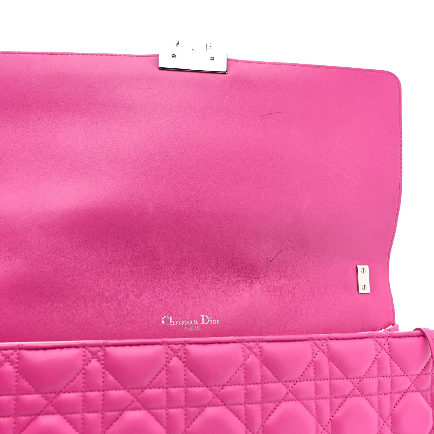 Lambskin Cannage Large Miss Dior Flap Sorbet - Top Club