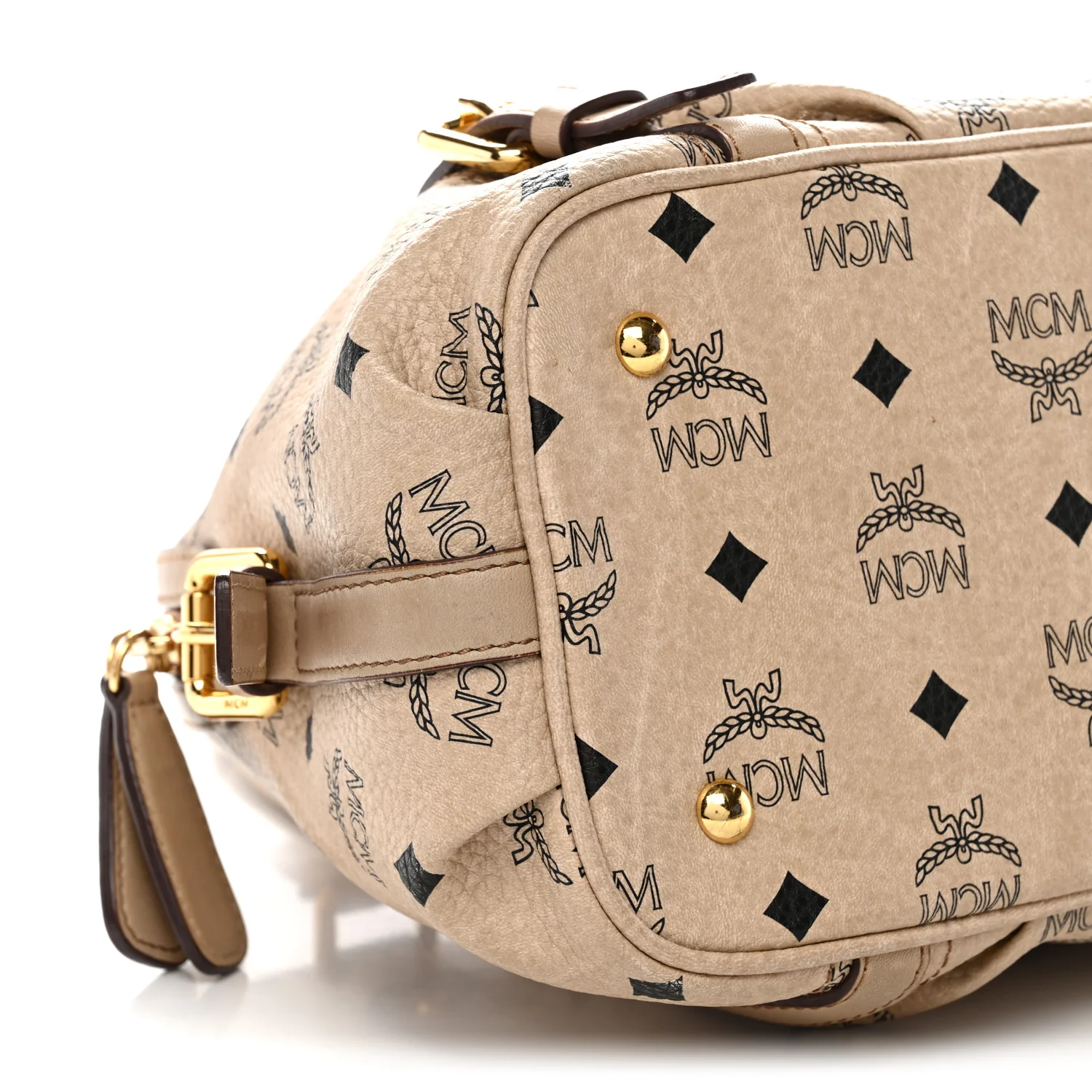 Visetos Boston Bag Beige - Top Club